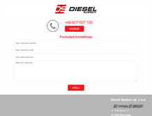 Tablet Screenshot of diesel-system.pl